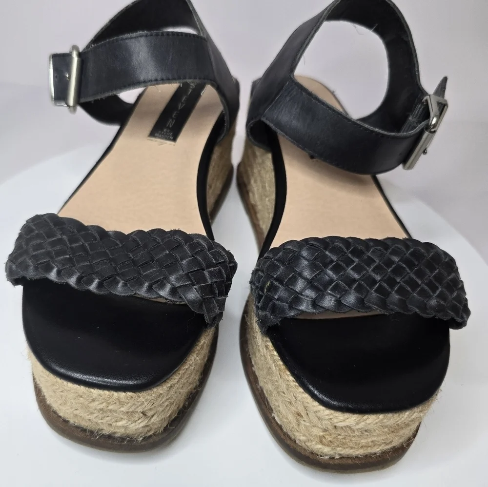 ⭐️40% Off⭐️ Steven by Steve Madden Sabble Black Espadrille Flatform Sandals